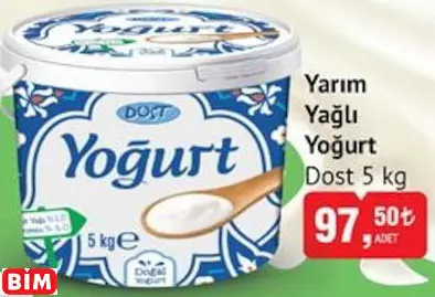 DOST YARIM YAĞLI YOĞURT DOST YARIM YAĞLI YOĞURT
